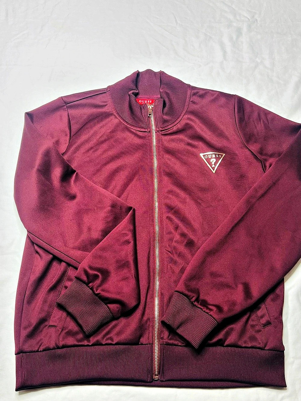 GUESS Purple Bomber Jacket Size L